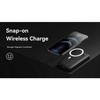 Bateria zewnętrzna (Powerbank) VEGER MagOn z ładowaniem indukcyjnym kompatybilny z MagSafe 15W - 10 000mAh PD 22,5W biały (VP1151 / W1151)