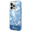 Guess Porcelain Collection - Etui iPhone 14 Pro Max (niebieski)