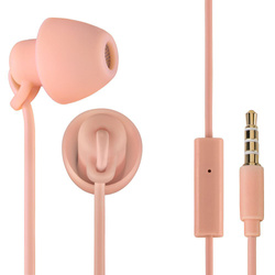 THOMSON słuchawki przewodowe Jack 3,5 mm z mikrofonem EAR3008 jasno różowe