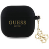 Original Handyhülle APPLE AIRPODS 4 Guess 4G Charm Collection (GUA4LECG4K) schwarz