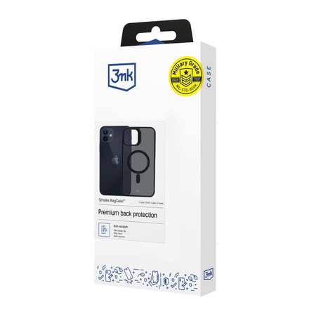 3MK Smoke MagCase iPhone 12/12 Pro 6.1"
