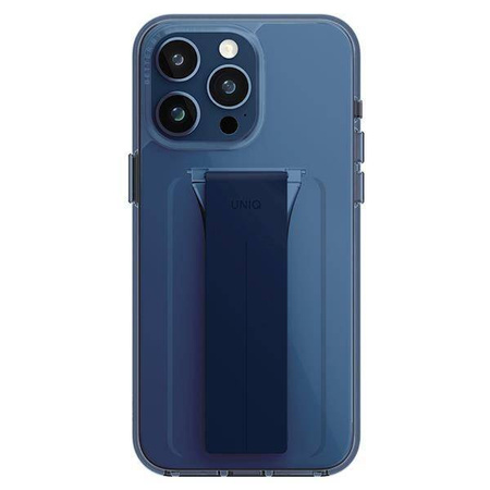 Etui APPLE IPHONE 15 PRO UNIQ Heldro Mount with Stand niebieskie