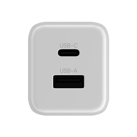 Allity ładowarka sieciowa GaN PD QC ATC-01-45WAC 1x USB-C 1x USB-A 45W biała