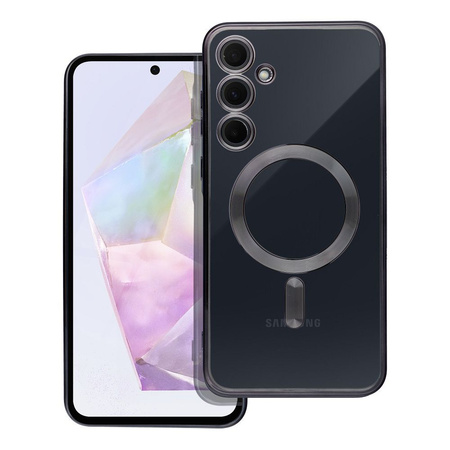 Futerał Electro Mag Cover kompatybilny z MagSafe do SAMSUNG A35 czarny