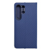 Kabura LUNA Book Carbon do SAMSUNG S24 Ultra niebieski