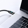 Baseus USB Type C - USB Type C cable 100W (20V / 5A) Power Delivery with display screen power meter 2m black (CATSK-C01)