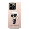 Karl Lagerfeld nakładka do iPhone 14 Pro Max 6,7" KLHCP14XSNIKBCP różowa hardcase Silicone Ikonik