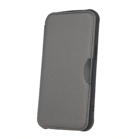 Etui Smart Carbon do iPhone 16 Pro Max 6,9&quot; srebrne
