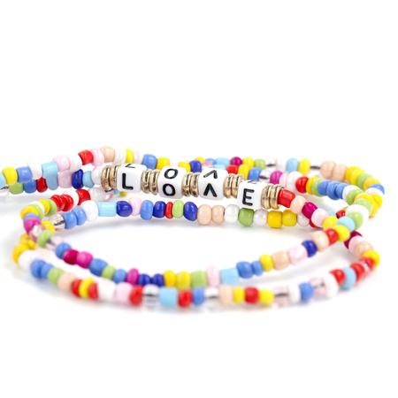 Zawieszka PIXIE do telefonu / długość sznura 68cm (34cm w pętli) / na szyję - koraliki