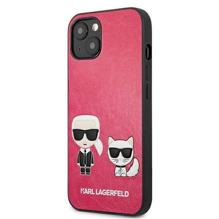 Karl Lagerfeld KLHCP13SPCUSKCP iPhone 13 mini 5,4" fuksja/fushia hardcase Ikonik Karl & Choupette