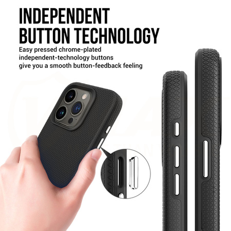 Vmax nakładka Triangle Case do iPhone 15 Plus 6,7&quot; czarna
