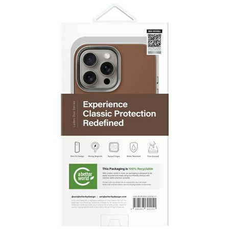 Case IPHONE 16 PRO MAX UNIQ Lyden DS Magclick Charging Carmel Ivory beige