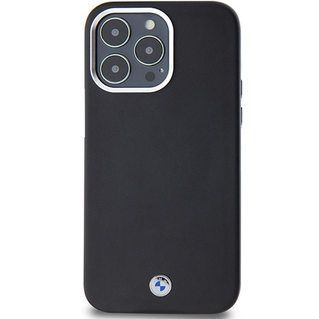 BMW BMHMP15X23PUFWK iPhone 15 Pro Max 6.7"czarny/black Signature Wrapped Metal MagSafe