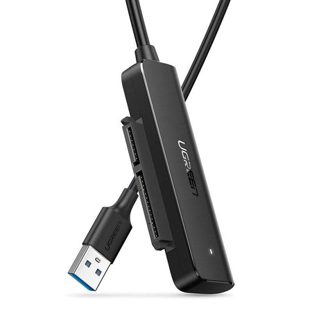 Ugreen adapter przejściówka dysku HDD SSD 2,5'' SATA III 3.0 - USB 3.2 Gen 1 (SuperSpeed USB 5 Gbps) czarny (70609 CM321)