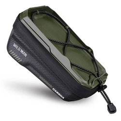 WILDMAN sakwa rowerowa na ramę na zamek 1L (4" - 7") GX220X zielona