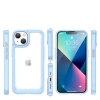 Outer Space Case iPhone 14 Plus Hardcover mit Gelrahmen blau