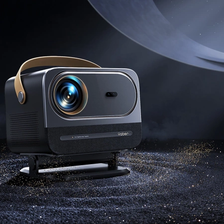 Yaber U12 LCD FullHD 1080p Multimedia-Projektor mit Stereo-Lautsprechern - Schwarz