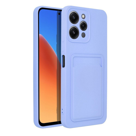 Futerał CARD CASE do XIAOMI Redmi 12 4G fioletowy
