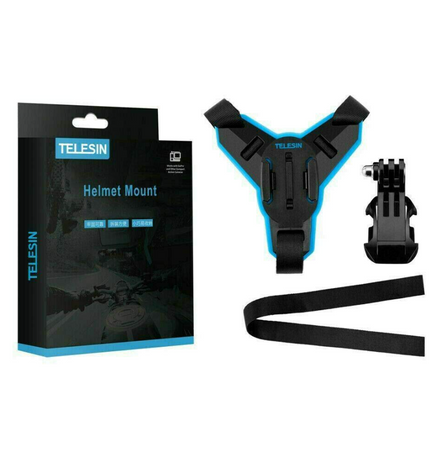 Zestaw mocowania na kask Telesin do kamer sportowych (GP-HBM-MT7)