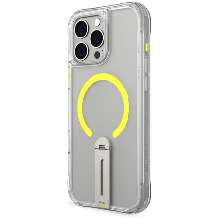 Etui Skinarma Helix do iPhone 16 Pro Max Magnetic Charging 360 Rotating Stand przezroczysty