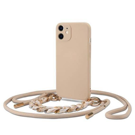 Etui IPHONE 11 Tech-Protect Icon Chain beżowe