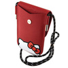 Hello Kitty Leather Hiding Kitty Cord bag - red