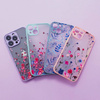 Design Case für iPhone 12 Pro Max Flower Case dunkelblau