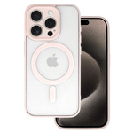 Acrylic Color Magsafe Case do Iphone 15 Pro Max jasnoróżowy