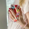 Color Chain Case Gel flexible elastische Hülle mit Kettenanhänger für Samsung Galaxy A22 4G mehrfarbig (4)