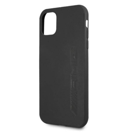 AMG AMHCN61DOLBK iPhone 11 6,1" czarny/black hardcase Leather Hot Stamped