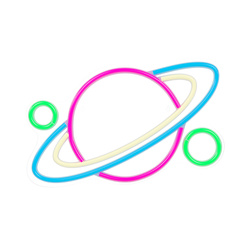 Neon PLEXI LED PLANET multikolor FPNE05X Forever Light