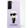Karl Lagerfeld Silicone NFT Ikonik - Etui Samsung Galaxy S23+ (fioletowy)