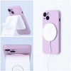 Futerał SILICONE MAG COVER kompatybilny z MagSafe do SAMSUNG S25 Plus różowy