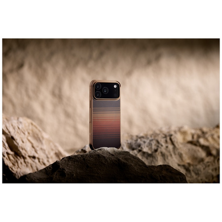 Etui PITAKA Aramid ProGuard MagSafe do   iPhone 17 Pro Max sunset