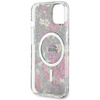 Guess GUHMP14MHCFWSA iPhone 14 Plus 6,7" grün/khaki Hardcase Flower MagSafe