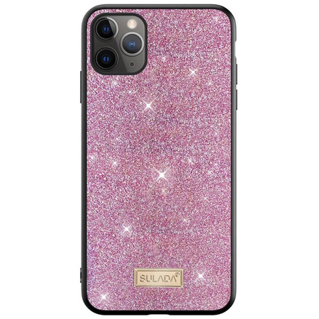 Etui IPHONE XR Brokat SULADA Dazzling Glitter różowe