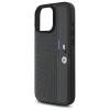 Etui BMW M Perforated Tricolor Detail Line na iPhone 16 Pro Max - ciemnoszare