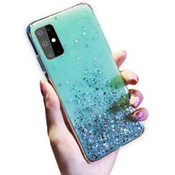 Etui XIAOMI REDMI NOTE 11 Brokat Cekiny Glue Glitter Case miętowe