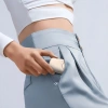Mini powerbank Wozinsky WF16-YLS 5000mAh 15W Lightning z wbudowanym kablem USB-C i ładowarką do Apple Watch - beżowy