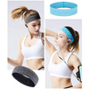 Elastic fabric headband for running fitness pink