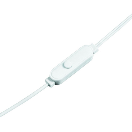 THOMSON słuchawki przewodowe Jack 3,5 mm z mikrofonem EAR3005W białe