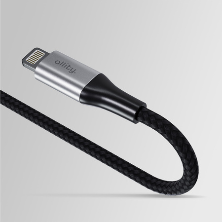 Allity kabel AUC-01 USB-C - Lightning 1,0 m 27W czarny