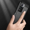 Carbon Case elastyczne etui pokrowiec Xiaomi Redmi Note 11 Pro+ 5G (China) / 11 Pro 5G (China) / Mi11i HyperCharge / Poco X4 NFC czarny
