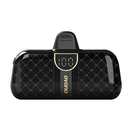 Mini bag-shaped Dudao K20SC power bank USB-C 5000mAh - black