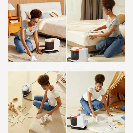 Odkurzacz piorący UWANT B200-SE 12000Pa 450W czyszczenie parowe - biały