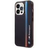 Hülle BMW BMHCP14L22HVGV iPhone 14 Pro 6.1&quot; schwarz/schwarz IML Tricolor Stripe
