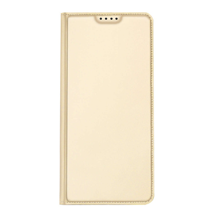Dux Ducis Skin Pro Hülle für Xiaomi Redmi 11A / Poco C55 / Redmi 12C Cover Flip Card Wallet Stand Gold