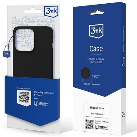iPhone 13 Pro Max Series 3mk Silicone Case - Black