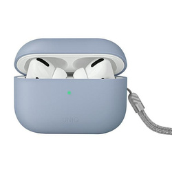 UNIQ etui Lino AirPods Pro 2 genSilicone (2022/2023) niebieski/arctic blue