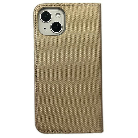 Etui Smart Magnet book iPhone 15 Pro6.1" złoty/gold